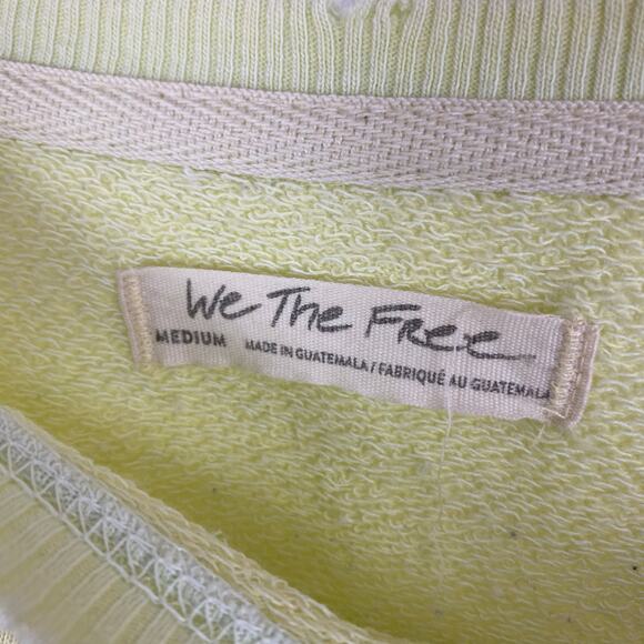 We The Free - Free People Camden Sweatshirt - Luna Moth / Lightning Bolt ? - Med - Picture 9 of 10